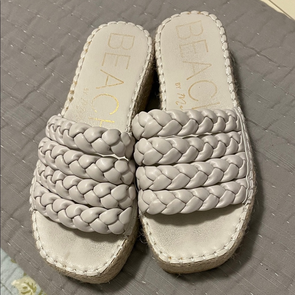 Matisse Cream Braided Espadrilles